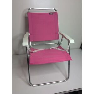 Vintage Beach Sport Surf Copa Chair Pink Canvas